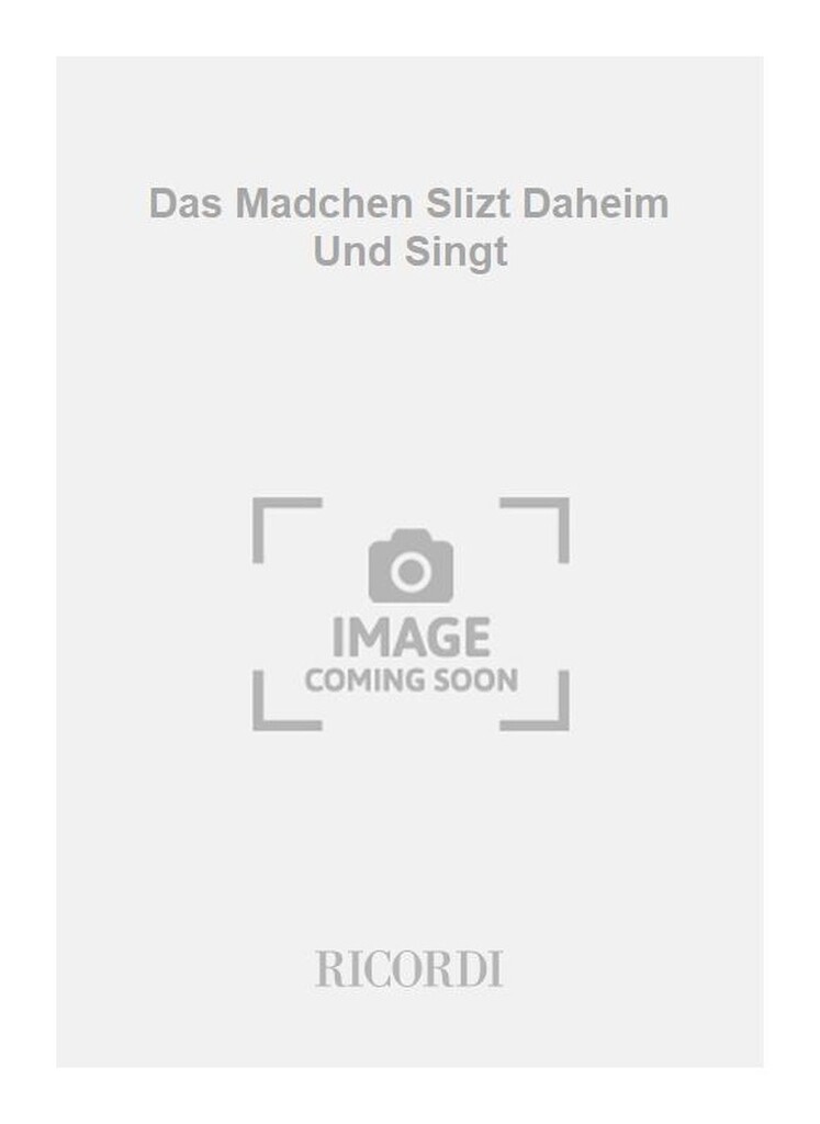 Das Madchen Slizt Daheim Und Singt